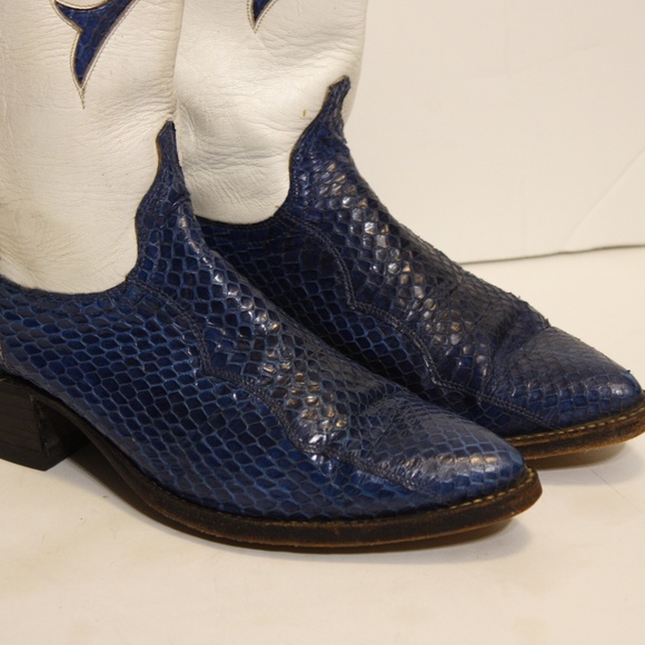 Dan Post mens snakeskin boots - Picture 2 of 9